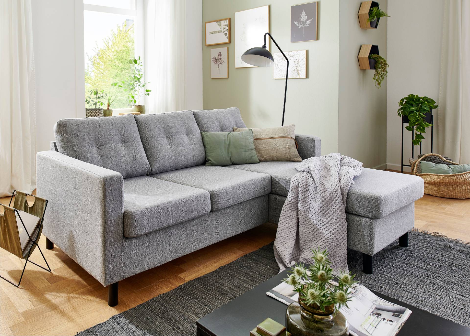 ATLANTIC home collection Ecksofa »Tea L-Form« von ATLANTIC home collection