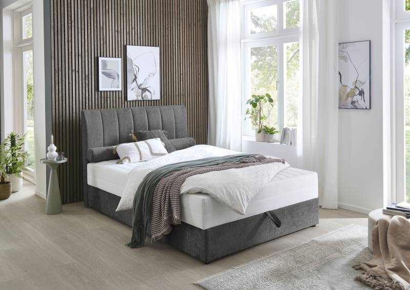 ATLANTIC home collection Boxbett »ALISIA«, mit Taschenfederkern, Bettkasten und Kissenrolle im Originalbezug von ATLANTIC home collection