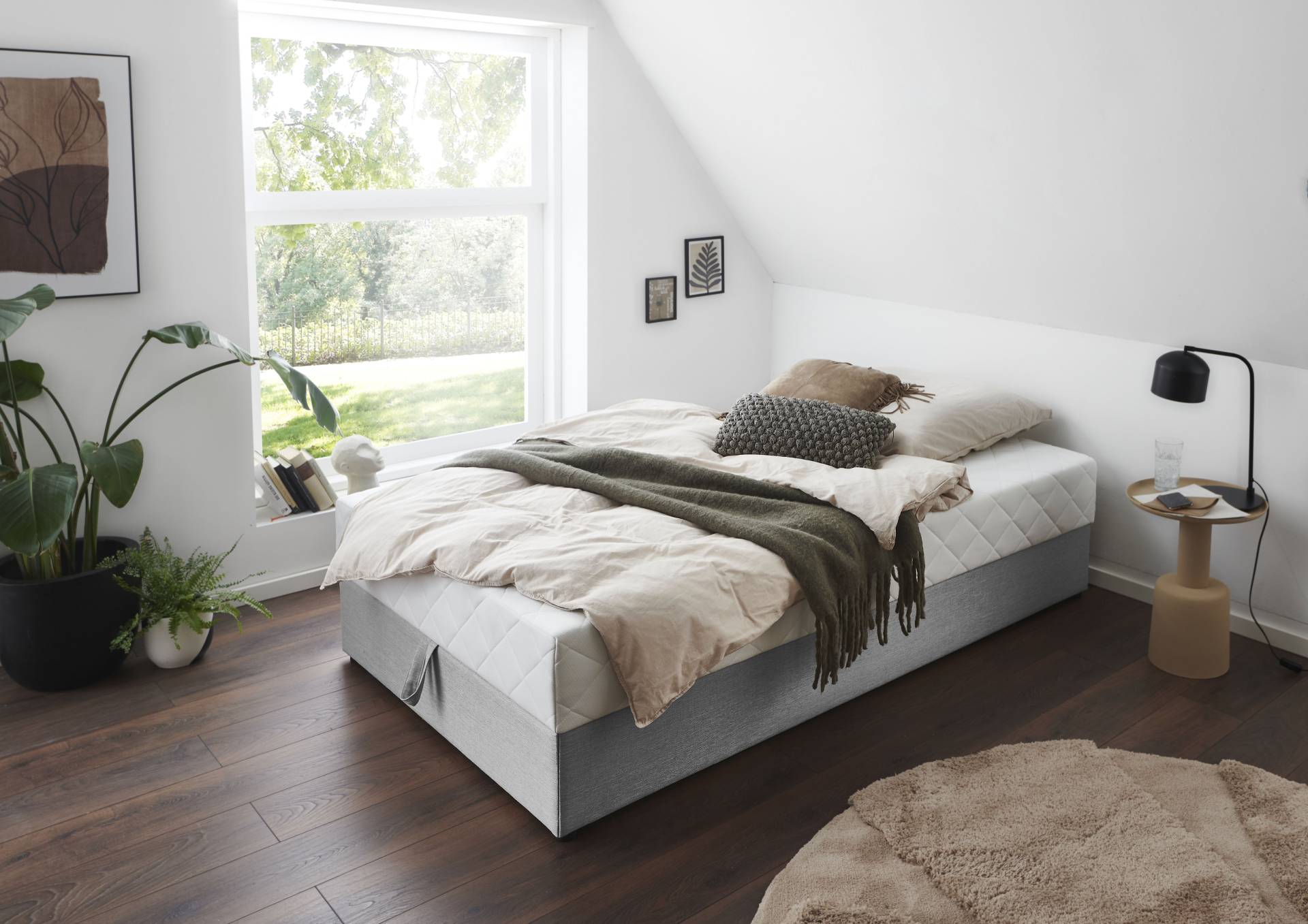 ATLANTIC home collection Boxbett »BELINA«, mit Taschenfederkernmatratze und geräumigem Bettkasten von ATLANTIC home collection