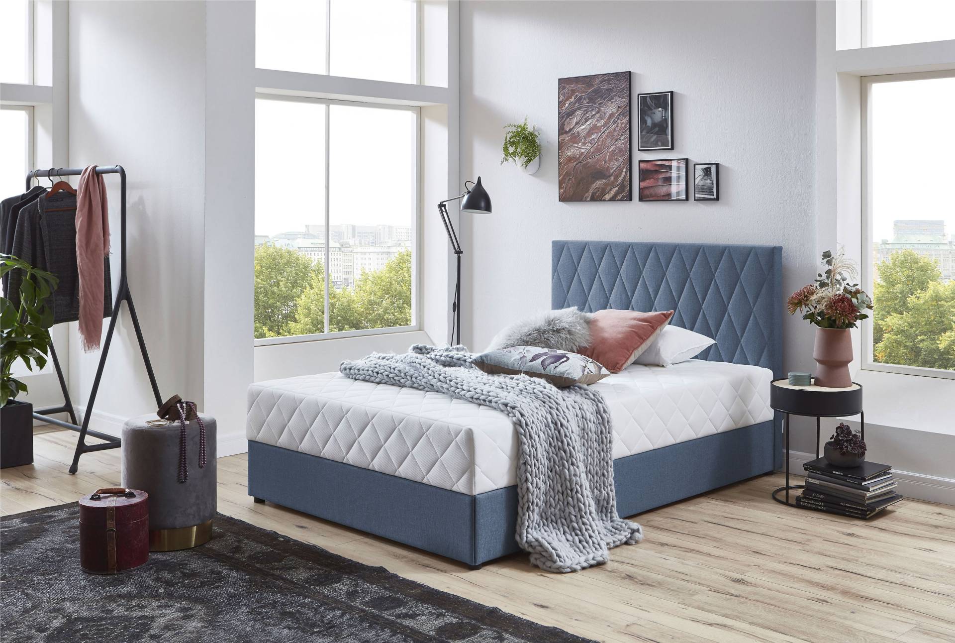 ATLANTIC home collection Boxbett Benita, mit Taschen-Federkernmatratze und Bettkasten von ATLANTIC home collection