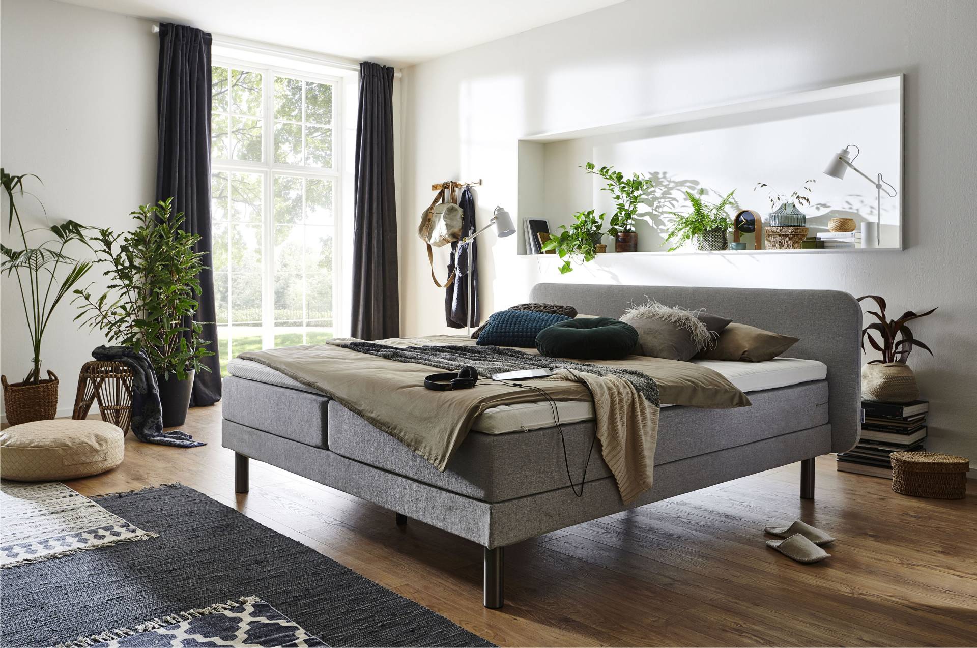 ATLANTIC home collection Boxspringbett »Carola« von ATLANTIC home collection