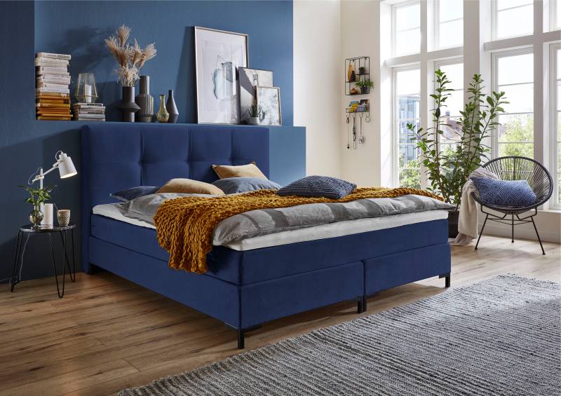 ATLANTIC home collection Boxspringbett »Romy«, Taschen-Federkernmatratze, inkl. Topper von ATLANTIC home collection