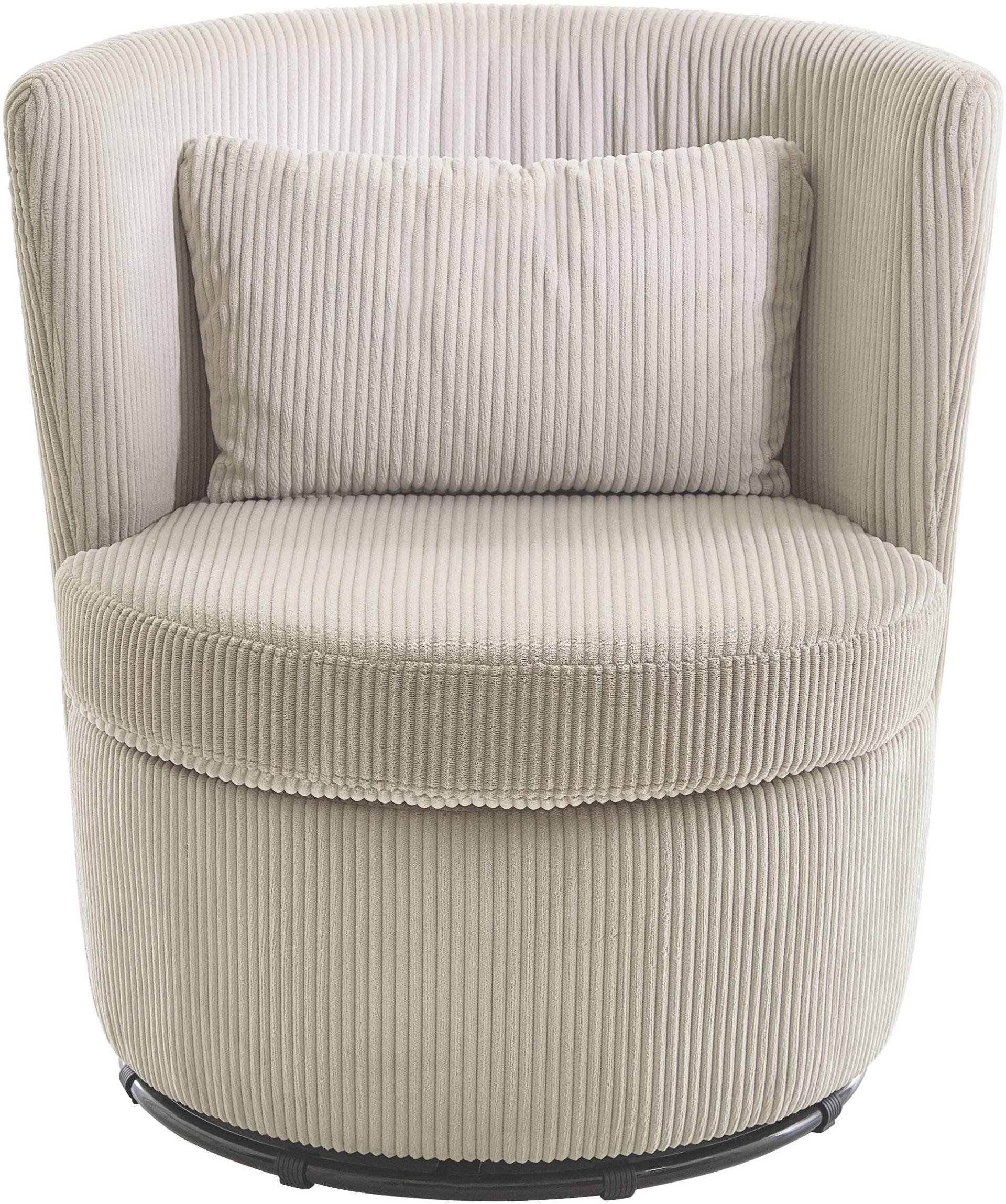 ATLANTIC home collection Drehsessel »Keno«, 360-Grad drehbarer Cordsessel, inkl. einem Zierkissen im Originalbezug ATLANTIC home collection Drehsessel »Keno«, 360-Grad drehbarer Cordsessel, inkl. einem Zierkissen im Originalbezug von ATLANTIC home collection