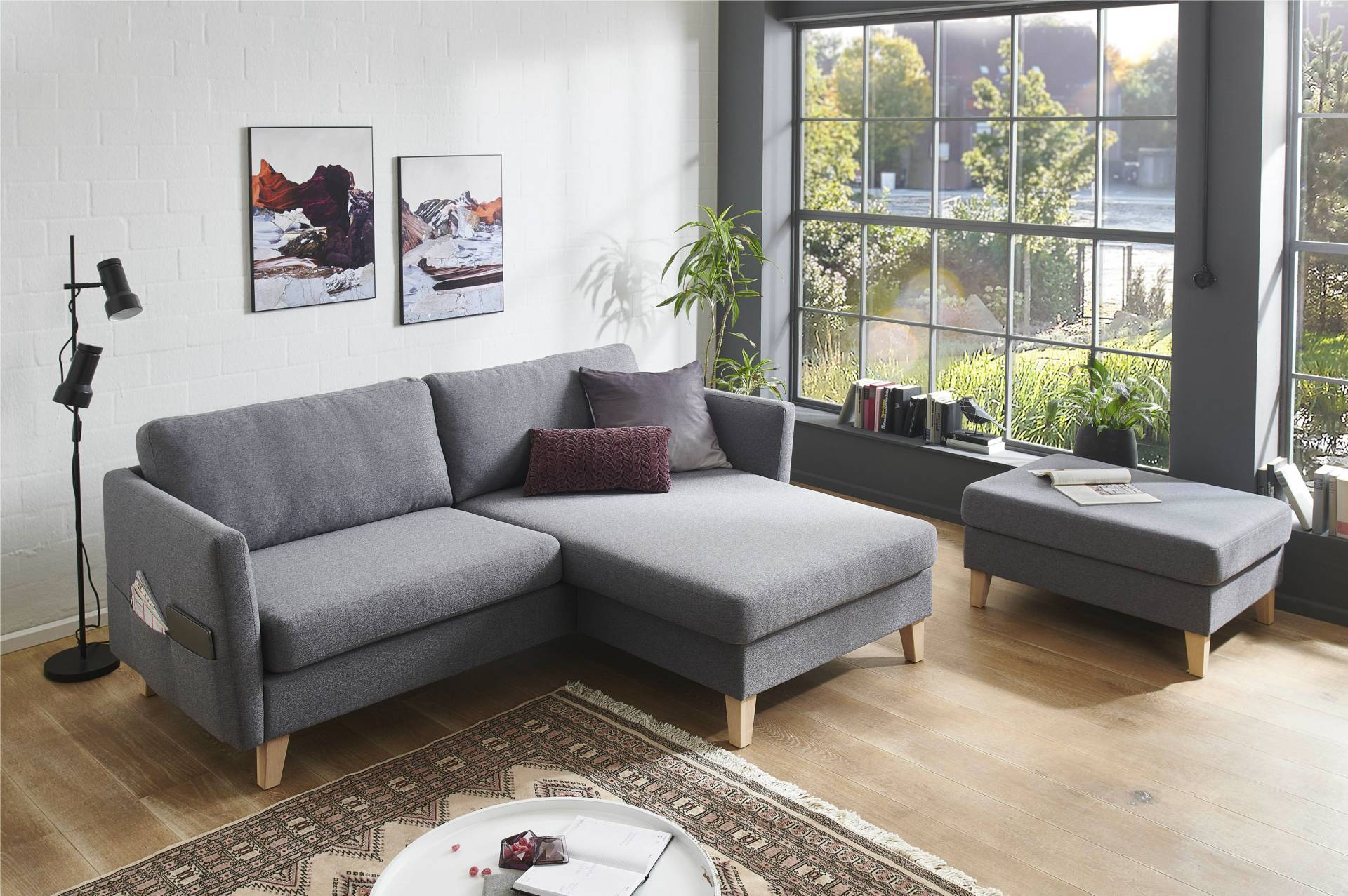 ATLANTIC home collection Ecksofa »Mailo L-Form« von ATLANTIC home collection