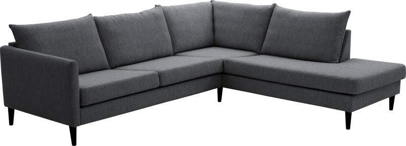ATLANTIC home collection Ecksofa »Rekvik L-Form«, mit Wellenunterfederung, mit Massivholzfüssen von ATLANTIC home collection