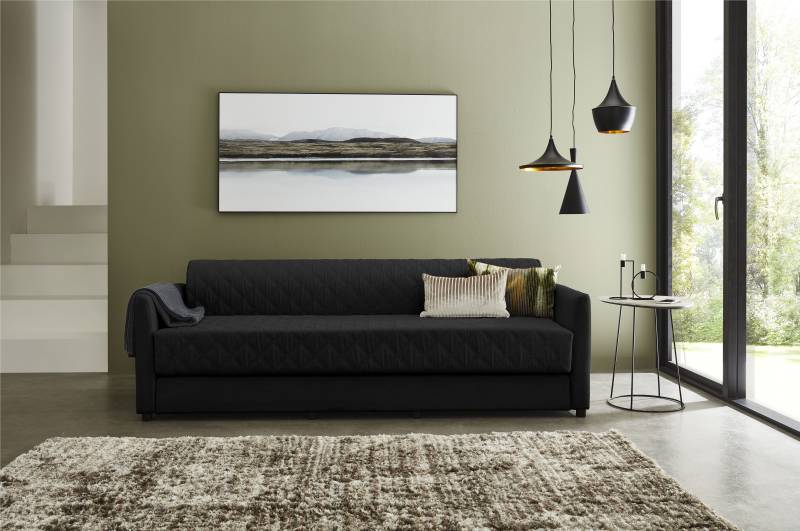 ATLANTIC home collection Schlafsofa »Ken«, mit Bettfunktion, inklusive Topper mit abnehmbarem Bezug von ATLANTIC home collection