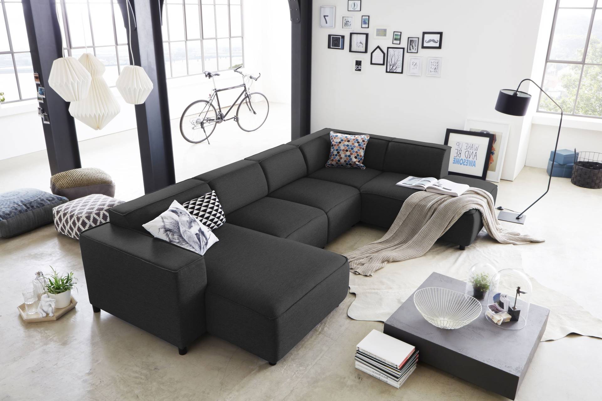 ATLANTIC home collection Wohnlandschaft »Bulky U-Form«, in U-Form und XXL Sitzfläche, modular aufgebaut ATLANTIC home collection Wohnlandschaft »Bulky U-Form«, in U-Form und XXL Sitzfläche, modular aufgebaut von ATLANTIC home collection