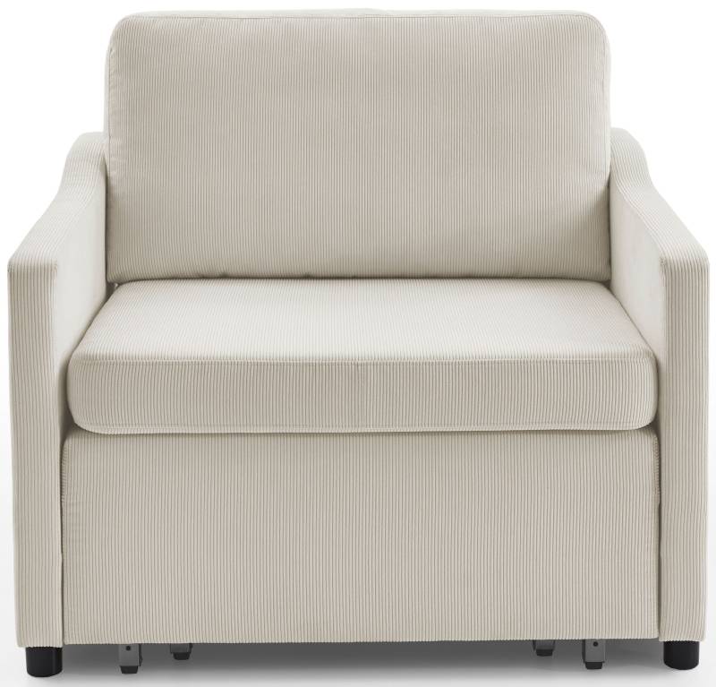 ATLANTIC home collection XXL-Sessel »Anella«, mit Cord-Bezug, mit Schlaffunktion, frei im Raum stellbar von ATLANTIC home collection