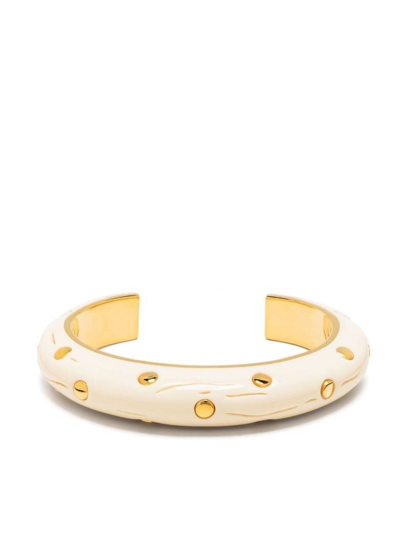 Aurelie Bidermann stud-embellished open-back bangle - Gold von Aurelie Bidermann