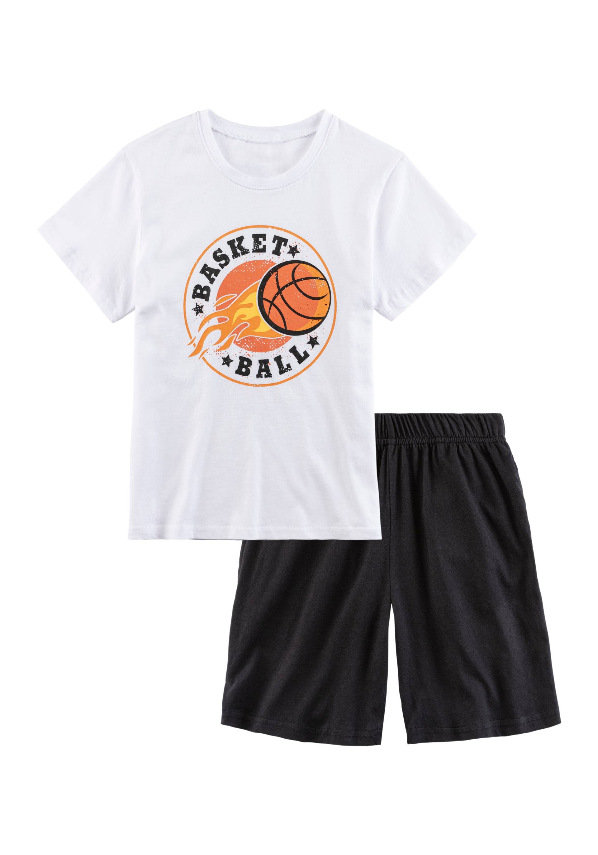 AUTHENTIC LE JOGGER Shorty, (2 tlg., 1 Stück), mit Basketball-Aufdruck von AUTHENTIC LE JOGGER