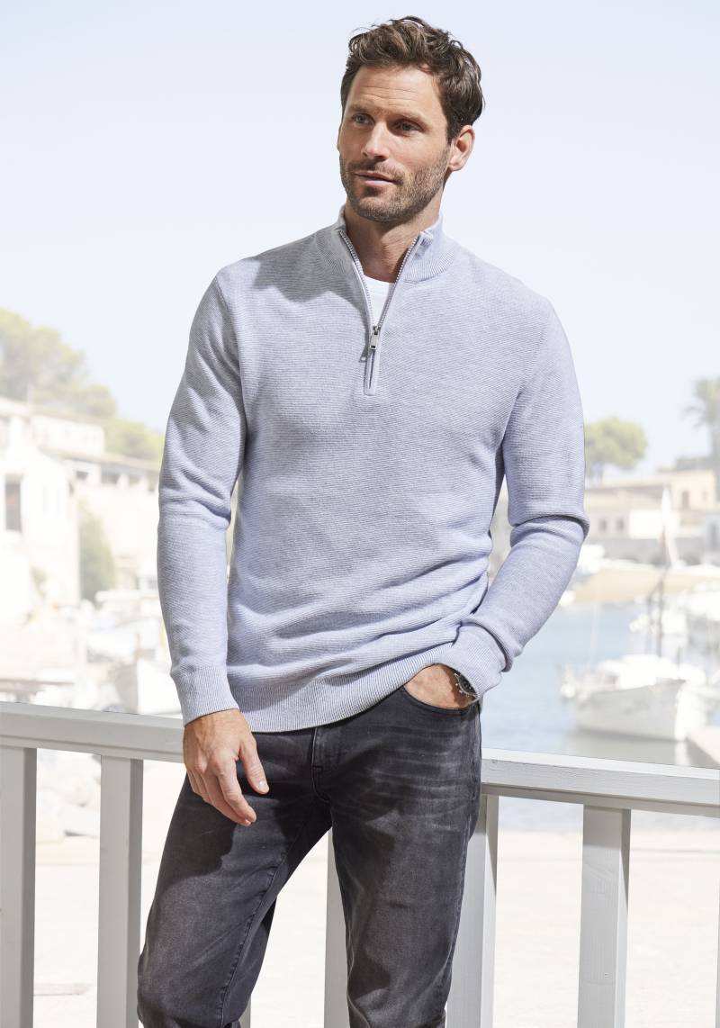AUTHENTIC LE JOGGER Troyer, Pullover mit Stehkragen und Reissverschluss von AUTHENTIC LE JOGGER
