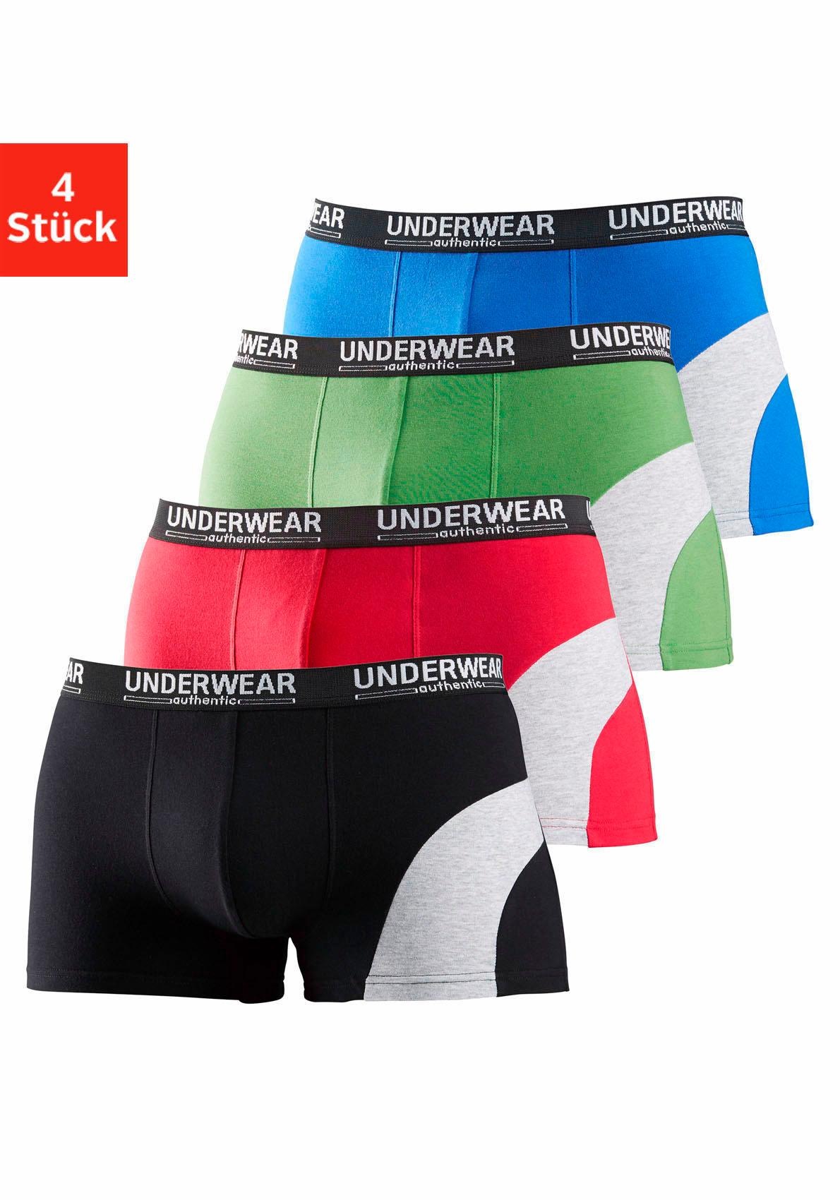 AUTHENTIC UNDERWEAR Boxer, (Packung, 4 St.) von AUTHENTIC UNDERWEAR