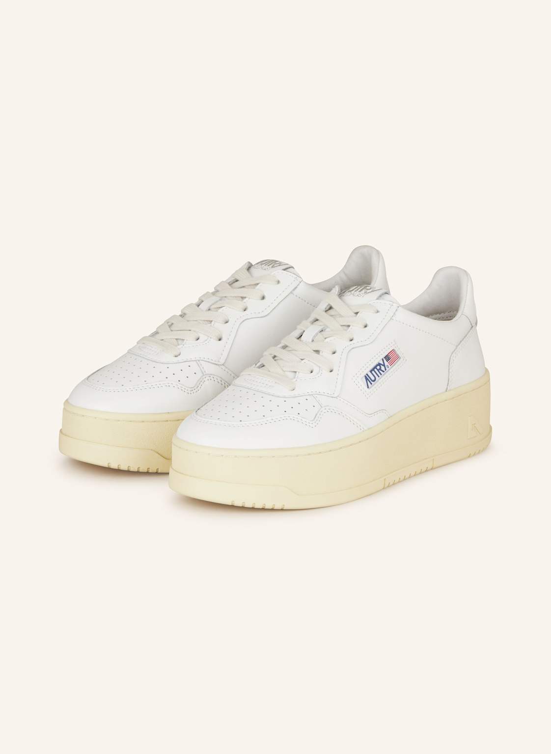 Autry Sneaker Platform Low Ll weiss Autry Sneaker Platform Low Ll weiss von AUTRY