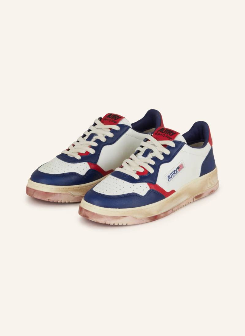 Autry Sneaker Super Vintage Burn weiss von AUTRY