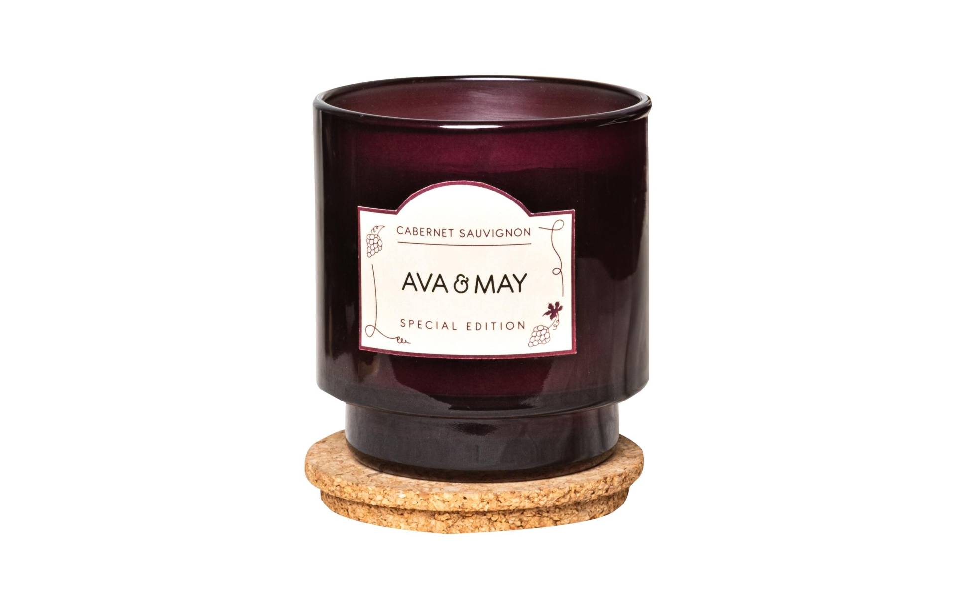 AVA & MAY Duftkerze »Cabarnet Sauvignon 200 g« AVA & MAY Duftkerze »Cabarnet Sauvignon 200 g« von AVA & MAY