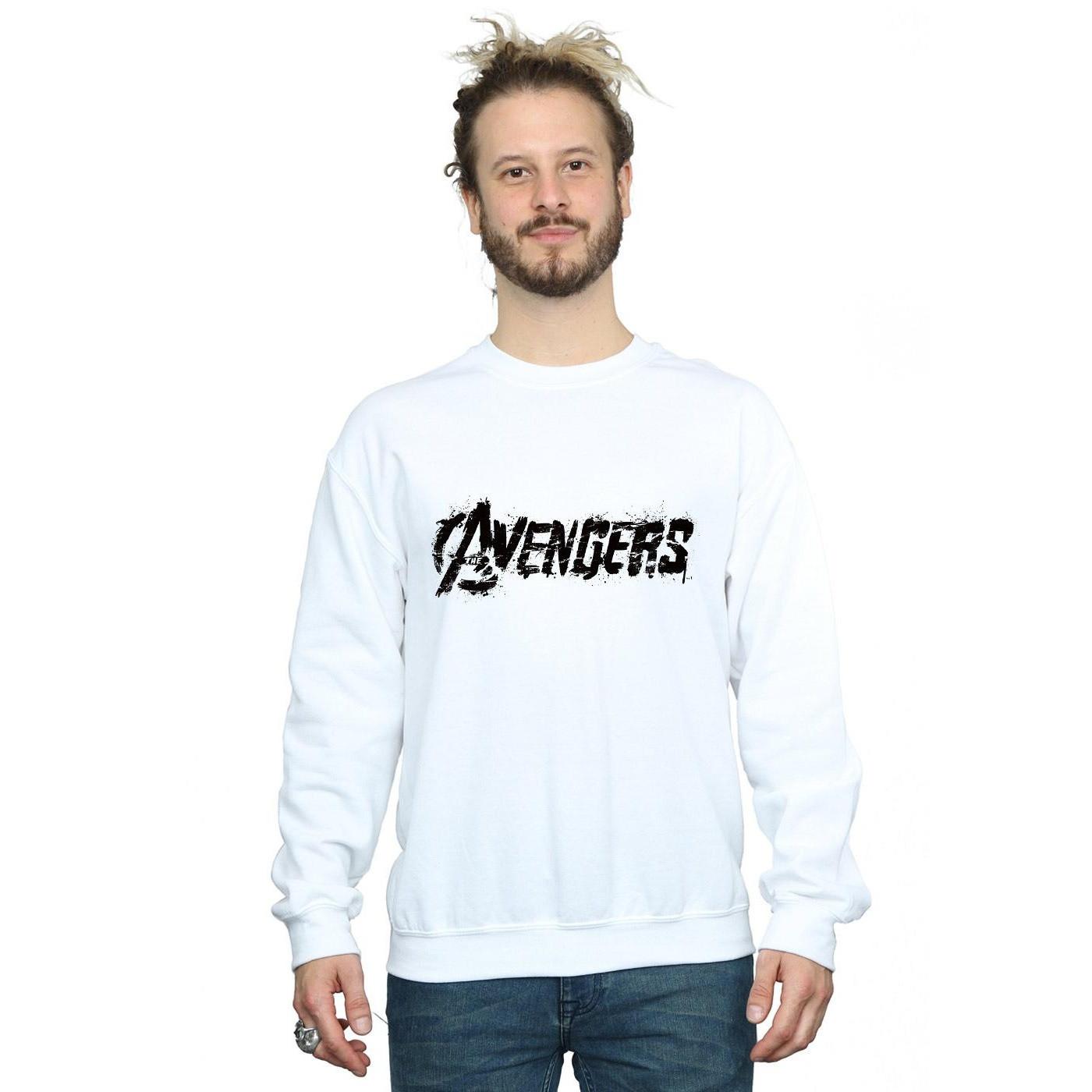 Sweatshirt Herren Weiss L von AVENGERS