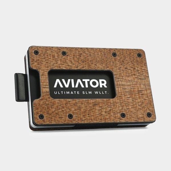 Aviator Wallet Slide, Holz Carbon Herren  ONE SIZE von Chiemsee
