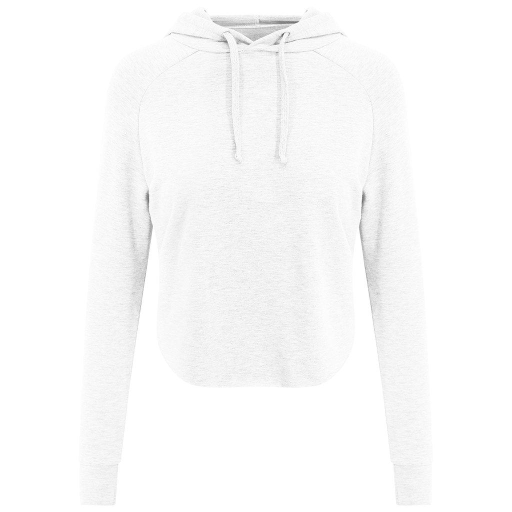 Cool Kurzes Hoodie Gekreuzte Rückenträger Damen Weiss L von AWDis