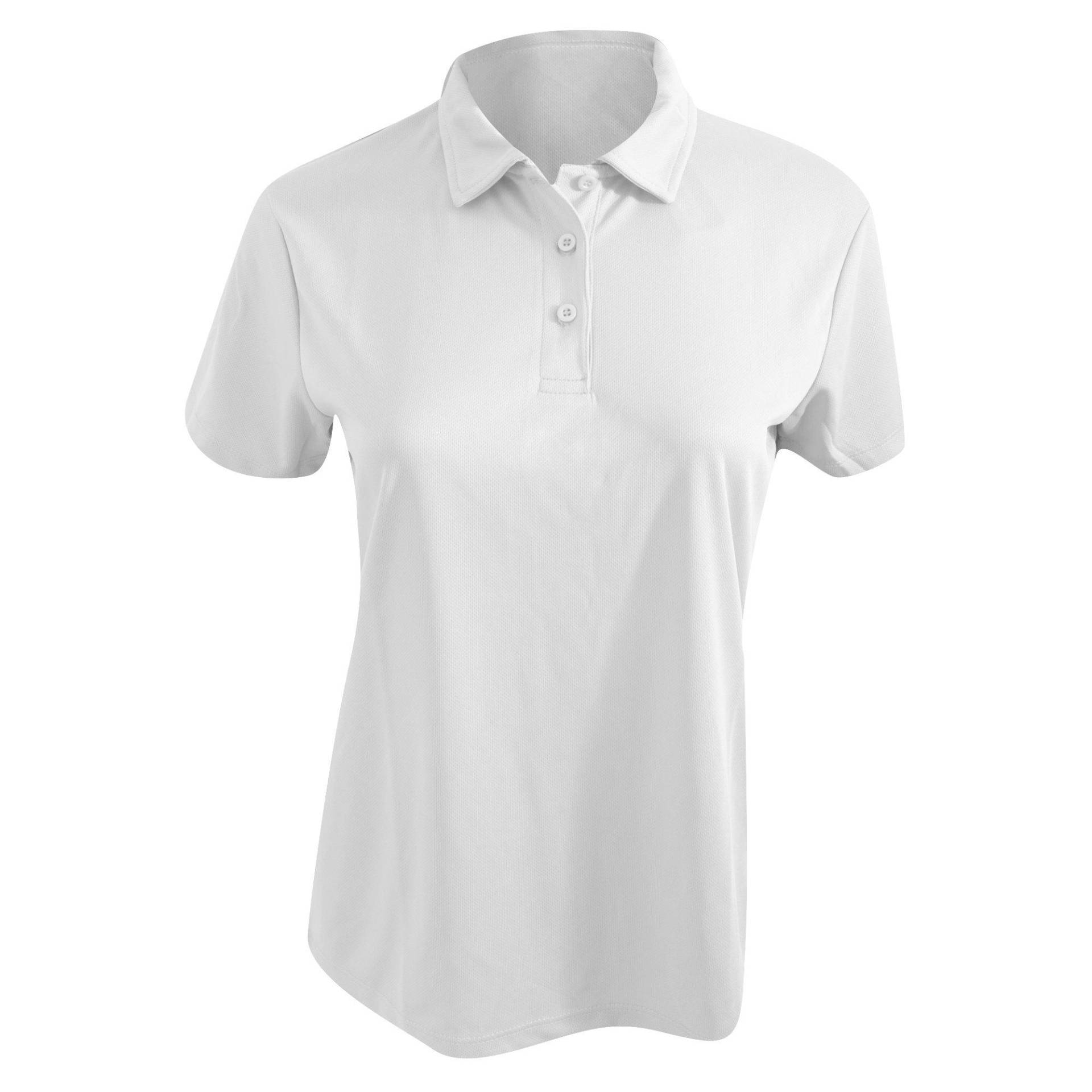 Cool Poloshirt, Taillierte Passform Damen Weiss XS von AWDis