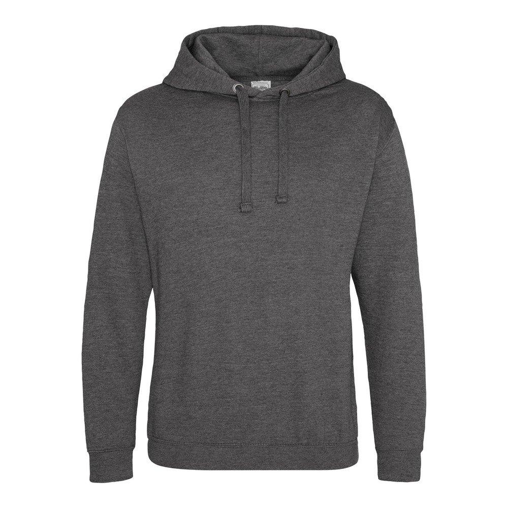 Epic Kapuzenpullover Herren Charcoal Black XS von AWDis