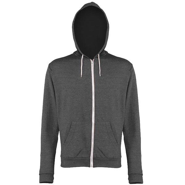 Heather Kapuzenjacke Herren Grau XS von AWDis