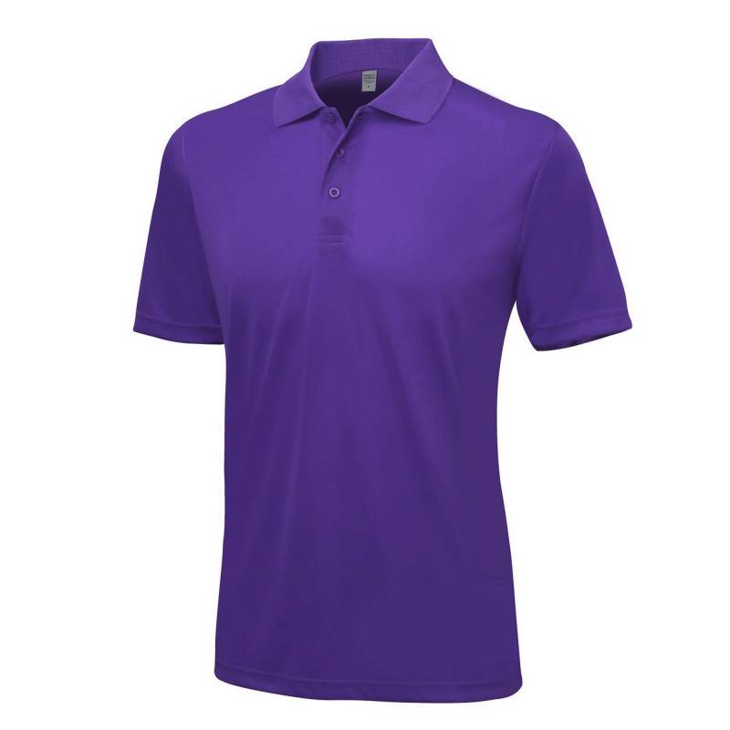 Just Cool Kurzarm Poloshirt Herren Lila XL von AWDis