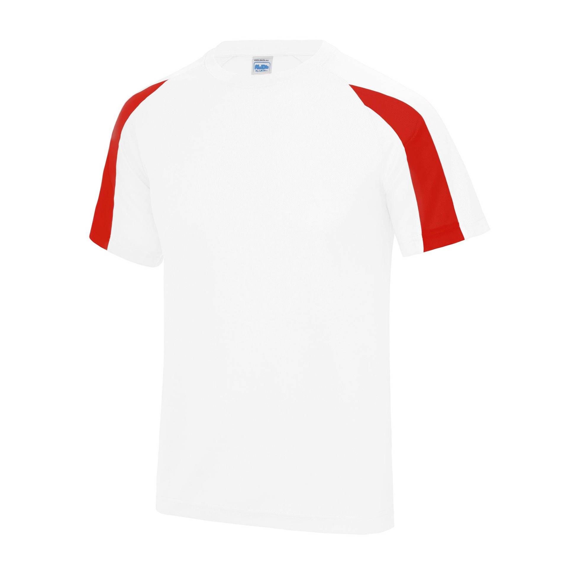 Just Cool Sport Tshirt Jungen Weiss 5-6A von AWDis