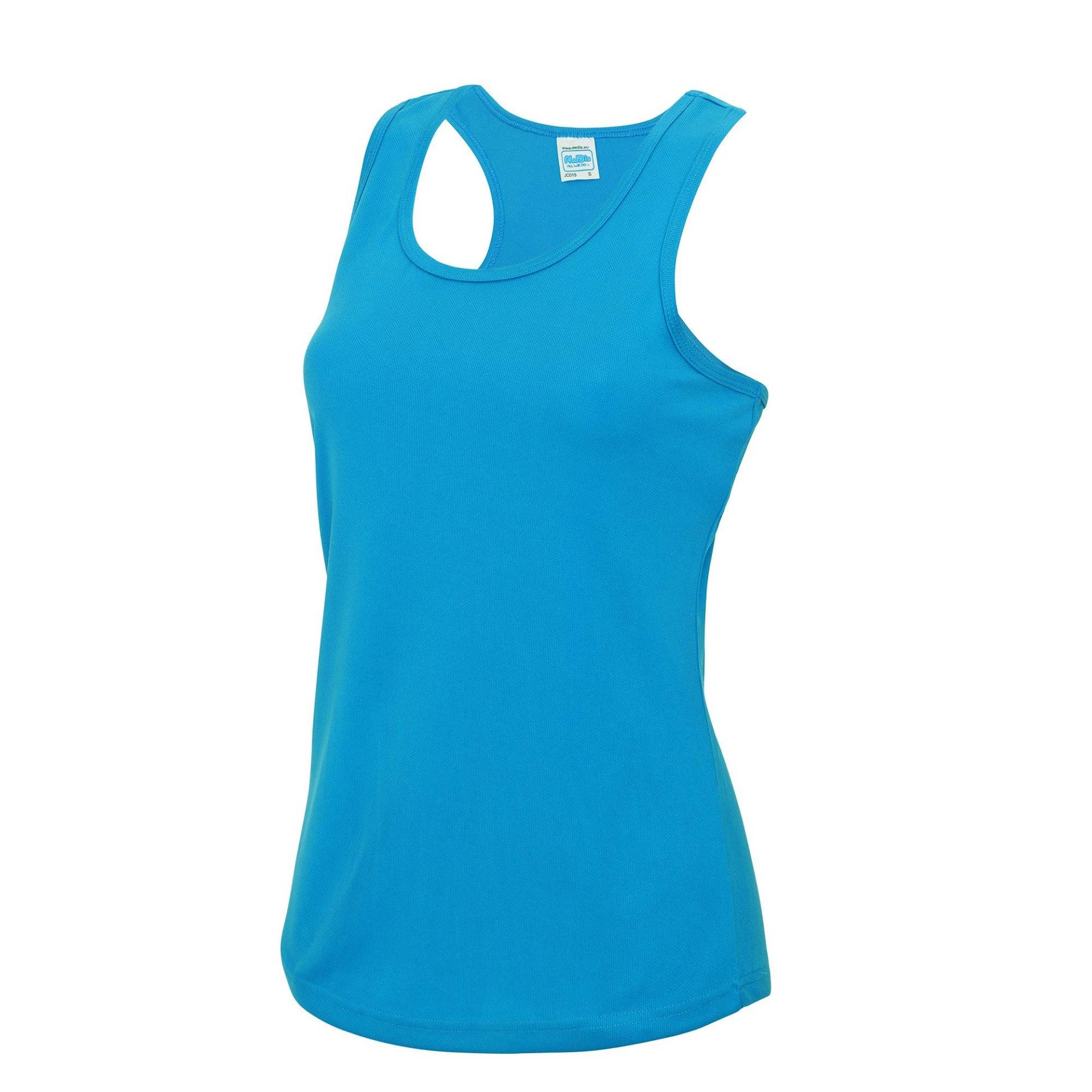 Just Cool Sport Tank Top Damen Blau S von AWDis