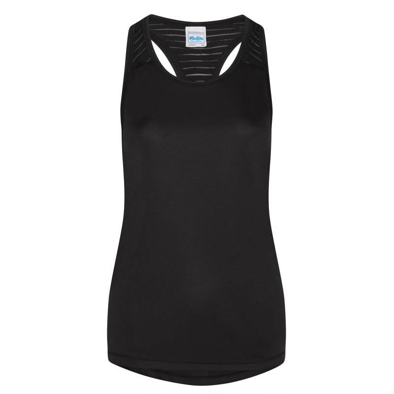 Just Cool Sporttop, Ärmellos Damen Schwarz XXS von AWDis