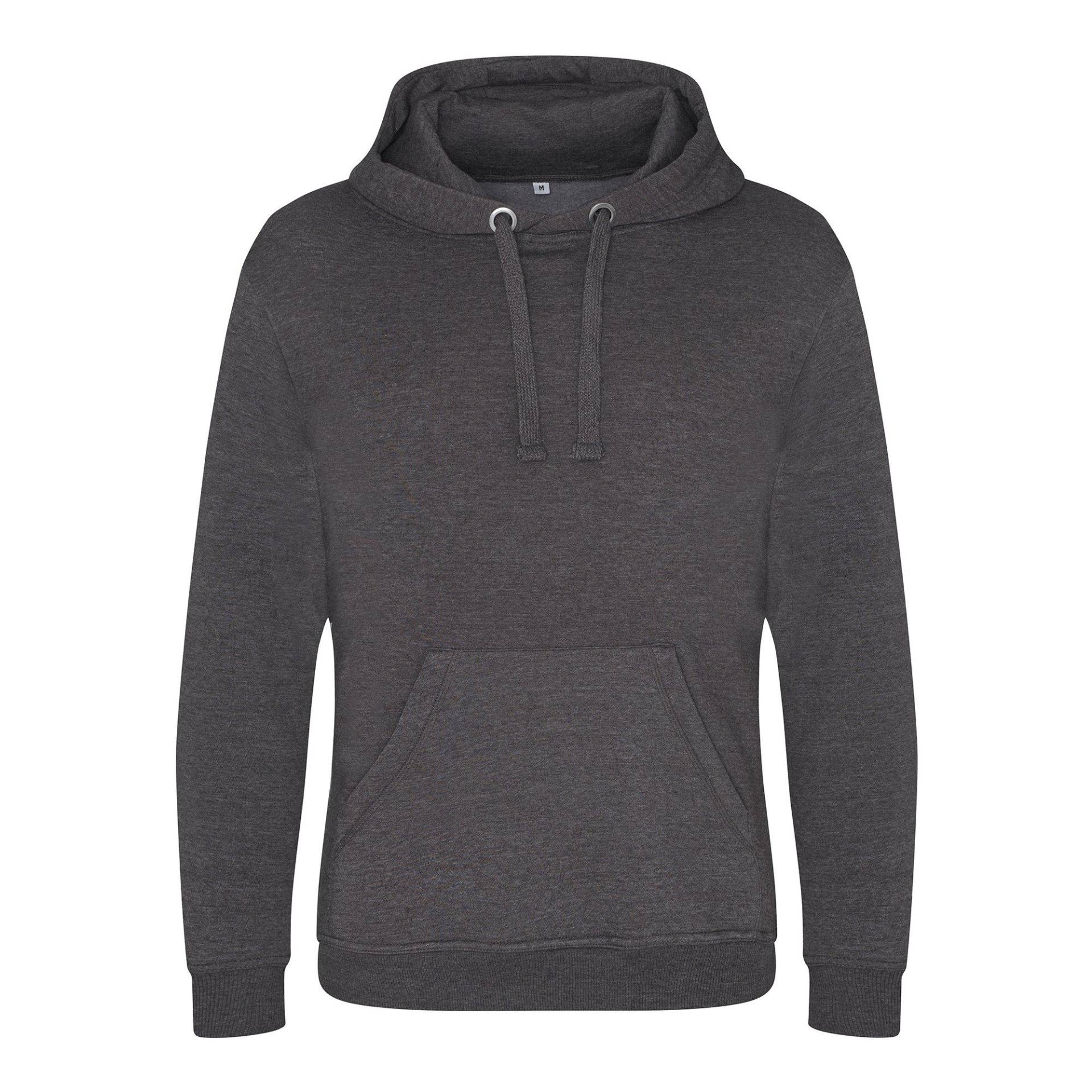 Just Hoods Graduate Pullover Herren Charcoal Black L von AWDis