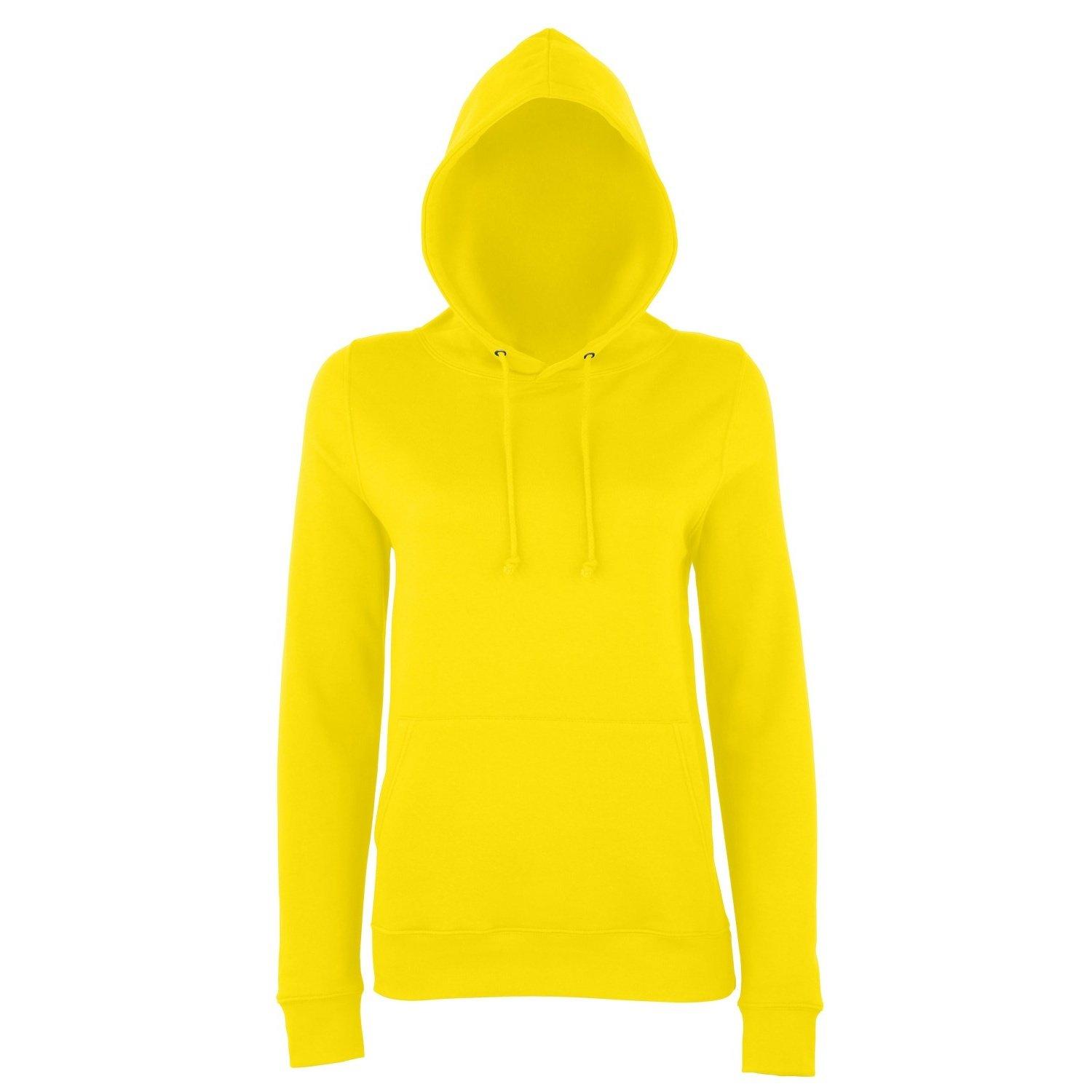 Just Hoods Kapuzenpullover Hoodie Damen Gelb M von AWDis