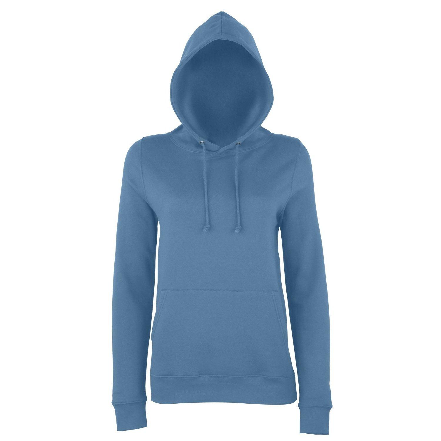 Just Hoods Kapuzenpullover Hoodie Damen Blau S von AWDis