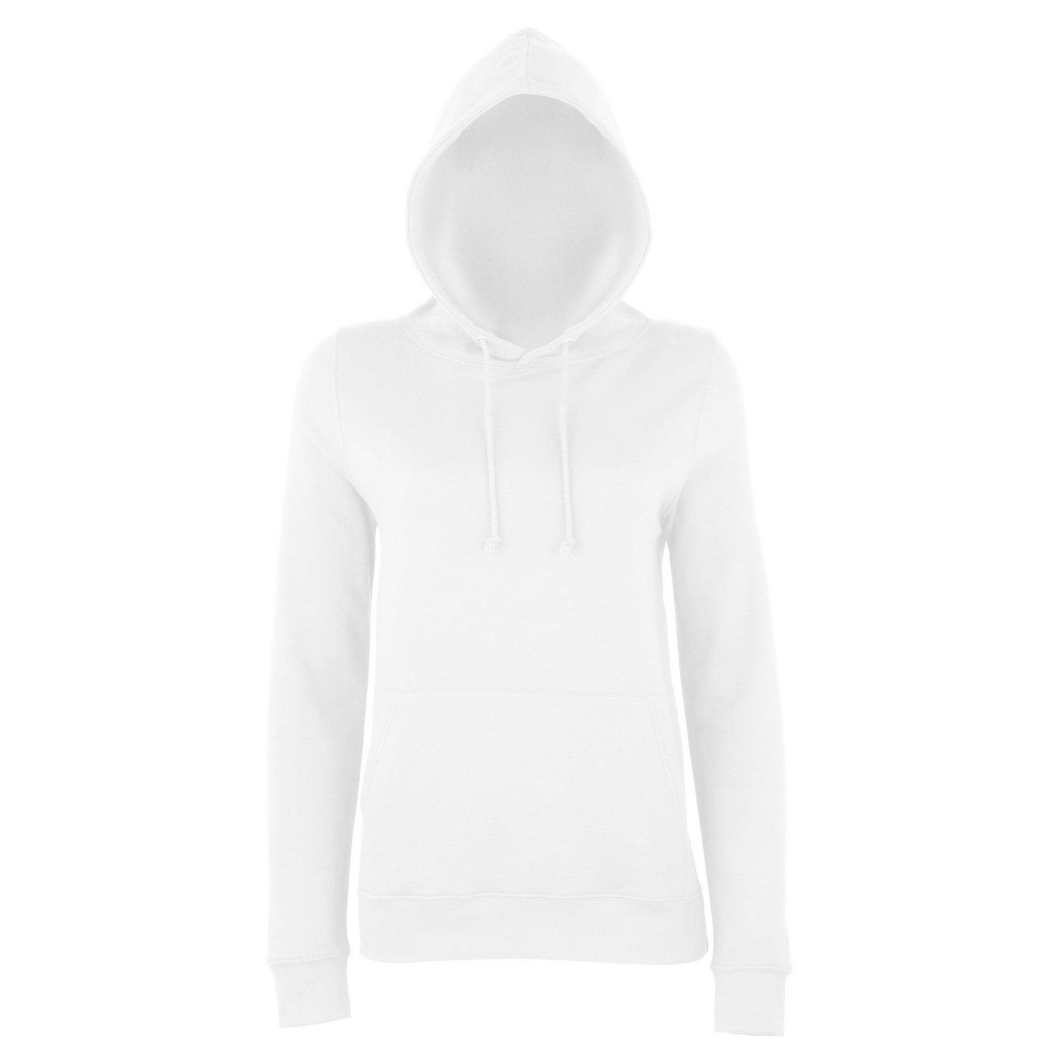 Just Hoods Kapuzenpullover Hoodie Damen Weiss XL von AWDis