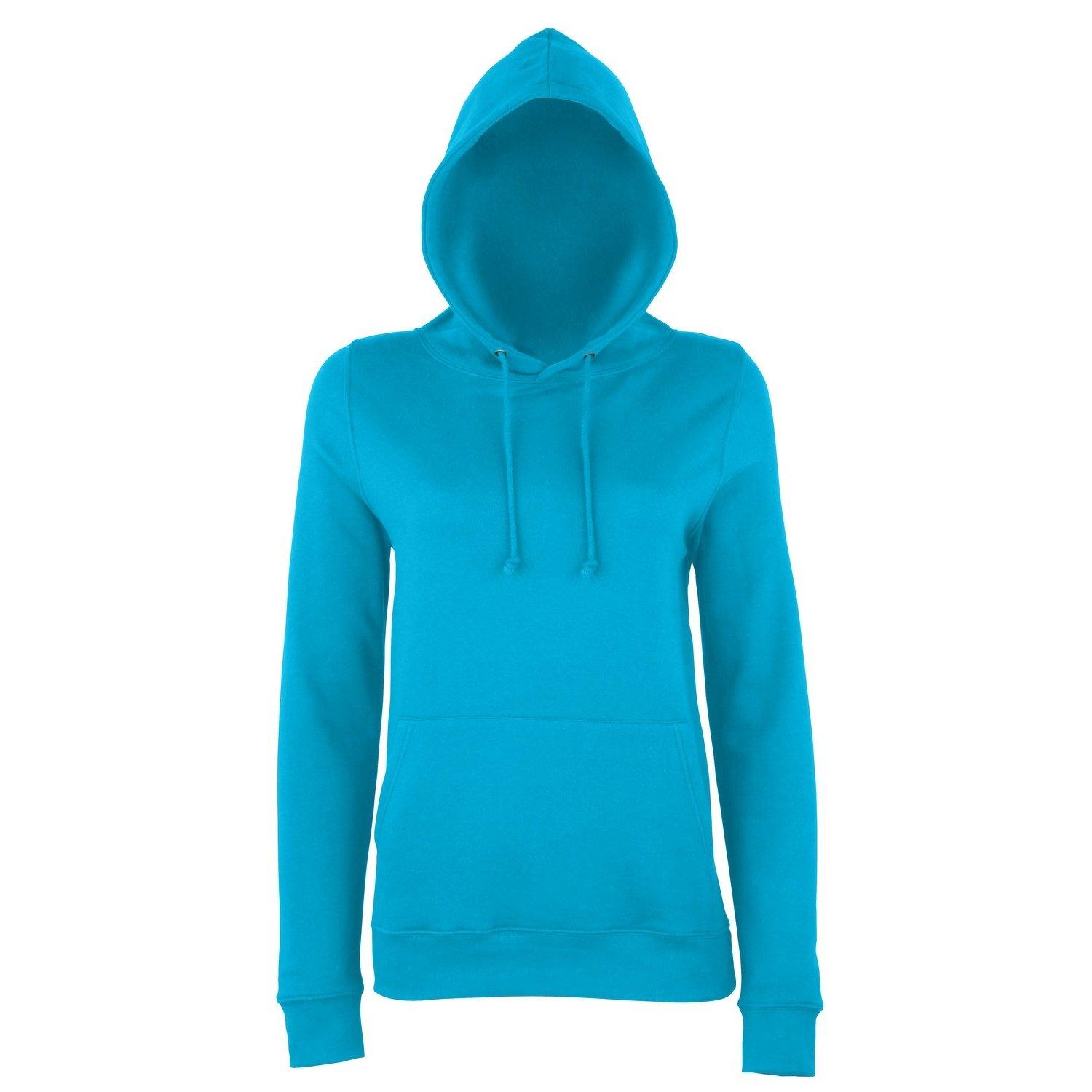 Just Hoods Kapuzenpullover Hoodie Damen Blau XL von AWDis