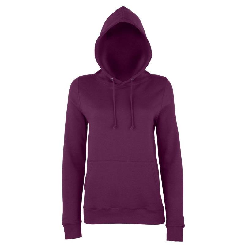 Just Hoods Kapuzenpullover Hoodie Damen Pflaume XS von AWDis