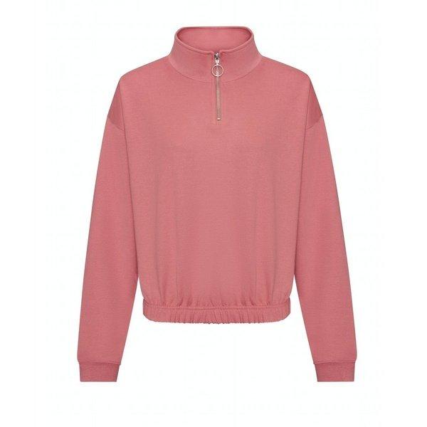 Just Hoods Kurzes Sweatshirt Damen Dusty Rose M von AWDis