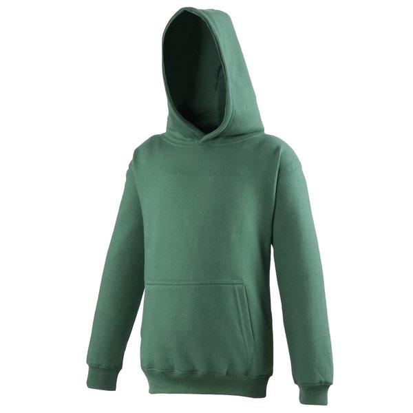 Kapuzen Pullover Jungen Grün 116 von AWDis