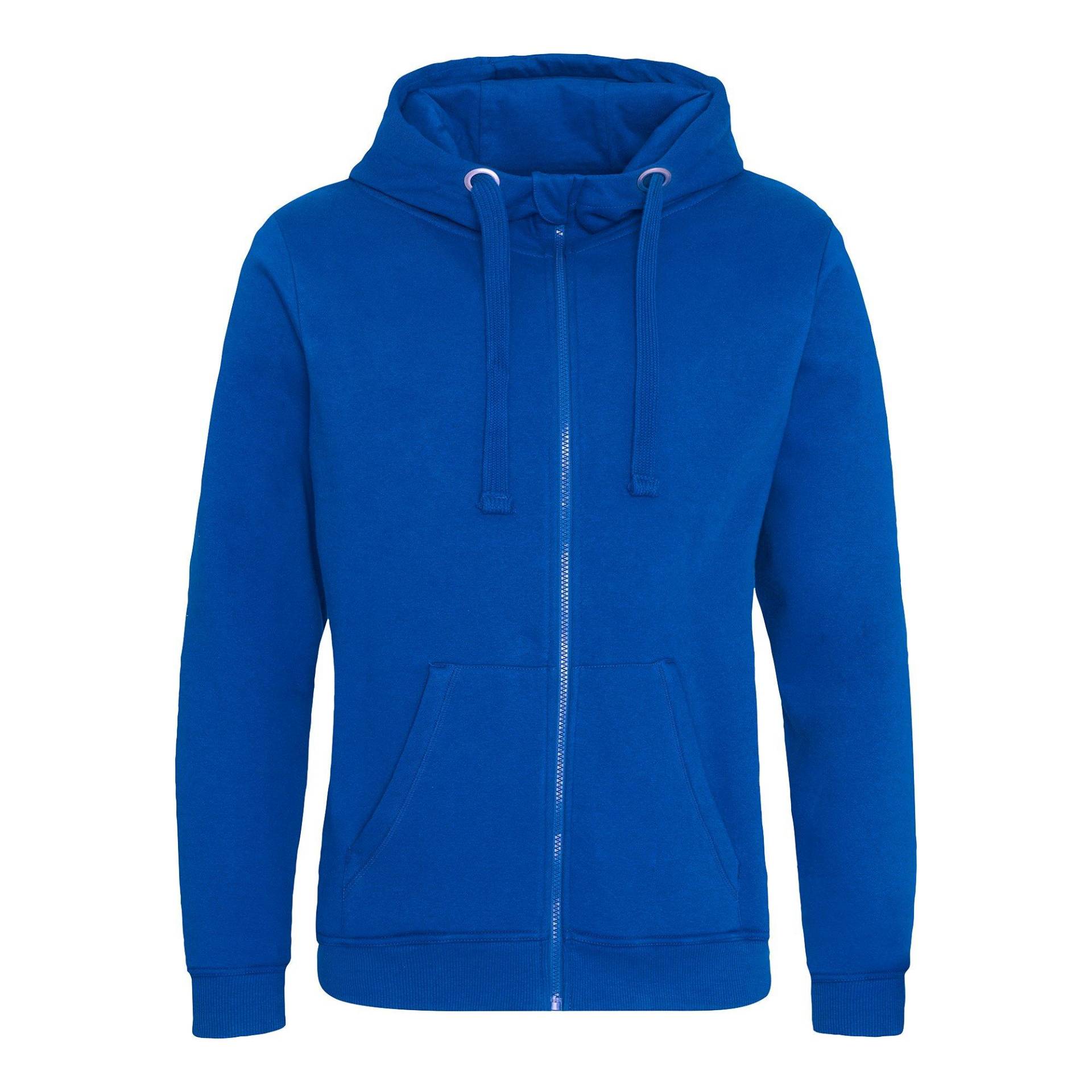 Nur Hauben Graduate Heavyweight Full Zip Hoodie Herren Königsblau L von AWDis