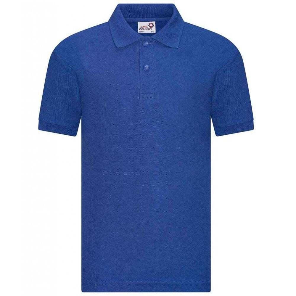 Academy Poloshirt Mädchen Königsblau 104 von AWDis