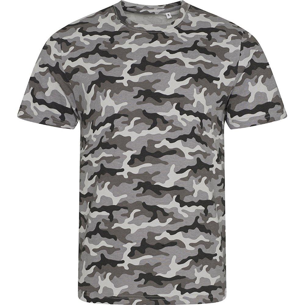 Camouflage Tshirt Herren Grau XL von AWDis