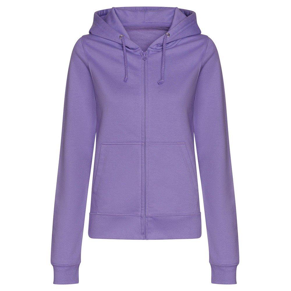 College Kapuzenpullover Damen Lila XS von AWDis