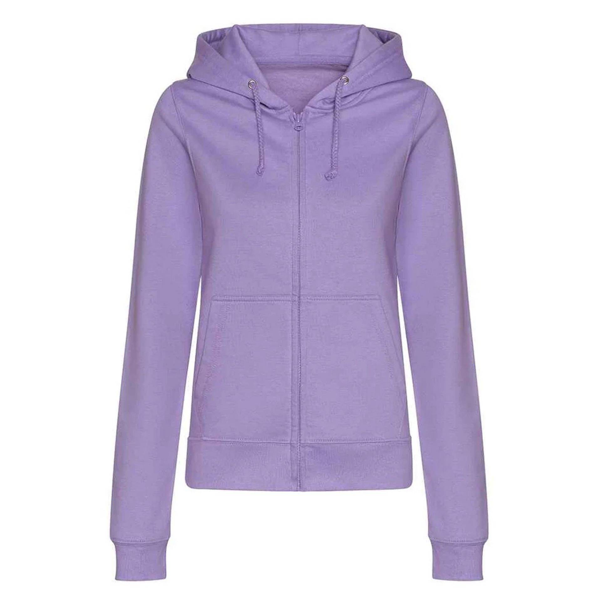 College Kapuzenpullover Damen Lila XXL von AWDis