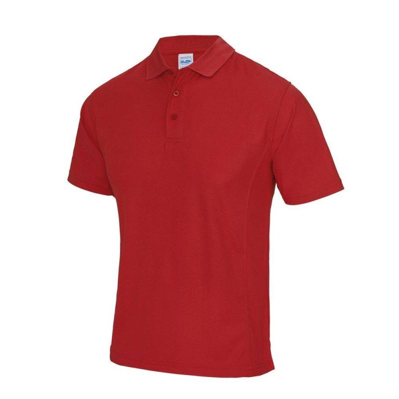 Cool Sport Poloshirt, Kurzärmlig Herren Rot Bunt XXL von AWDis