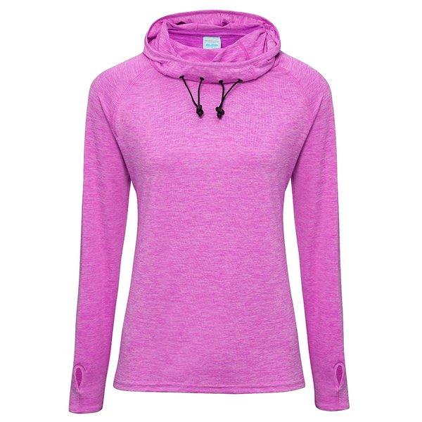 Just Cool Girlie Cowl Baselayer Top Damen Himbeere S von AWDis