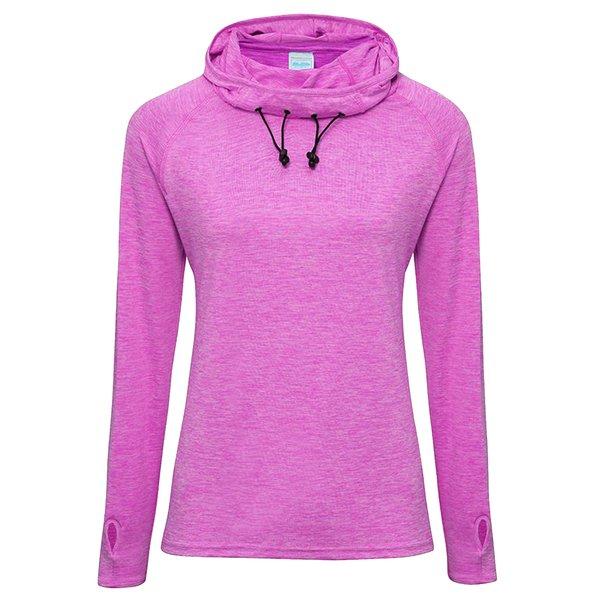 Just Cool Girlie Cowl Baselayer Top Damen Himbeere XL von AWDis