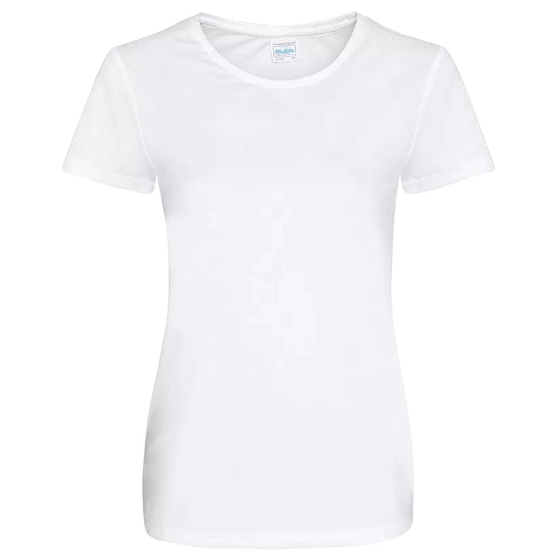 Just Cool Girlie Tshirt Damen Weiss L von AWDis