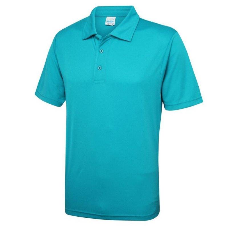 Just Cool Poloshirt Sports Herren Blau XXL von AWDis