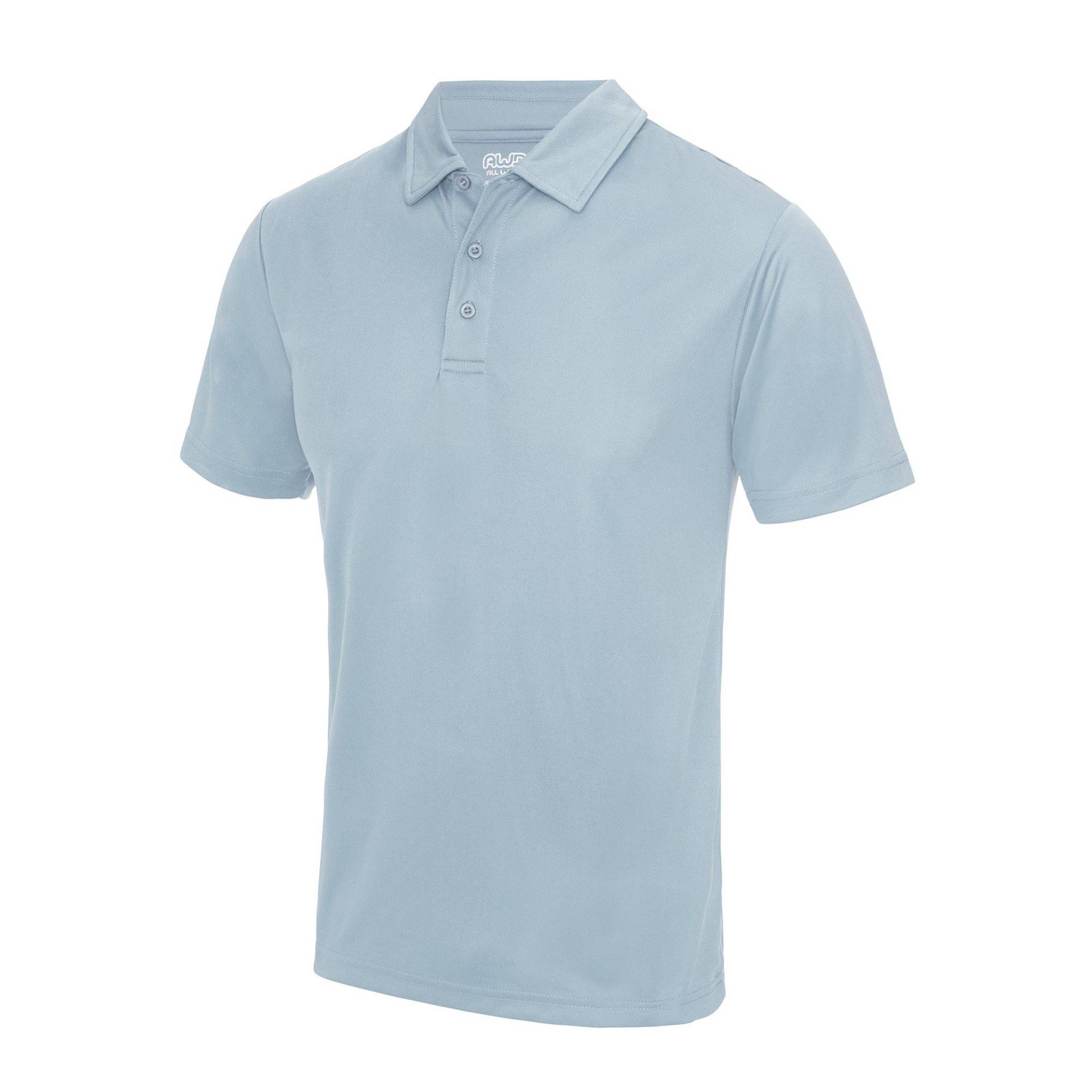 Just Cool Poloshirt Sports Herren Himmelblau M von AWDis