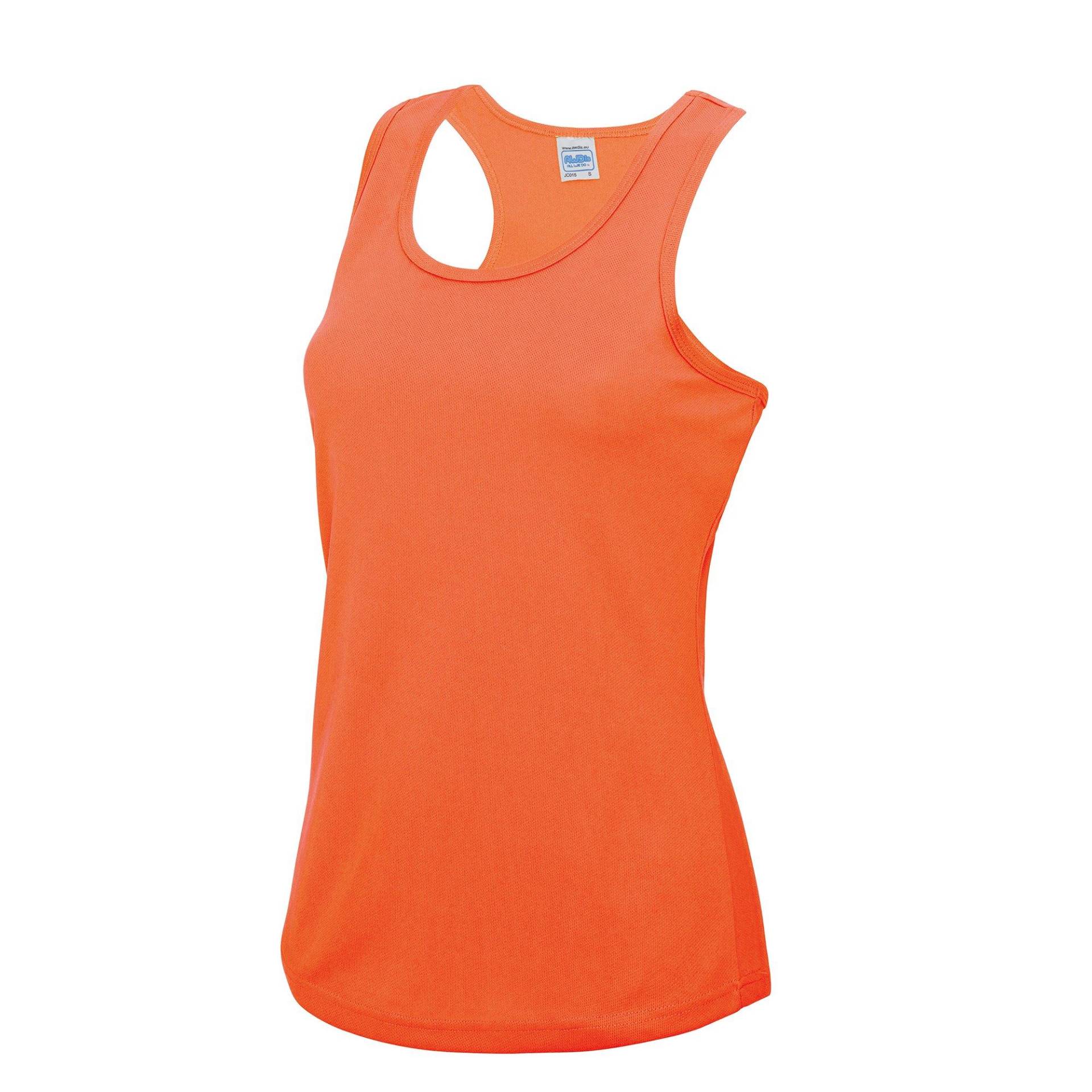 Just Cool Sport Tank Top Damen Orange S von AWDis