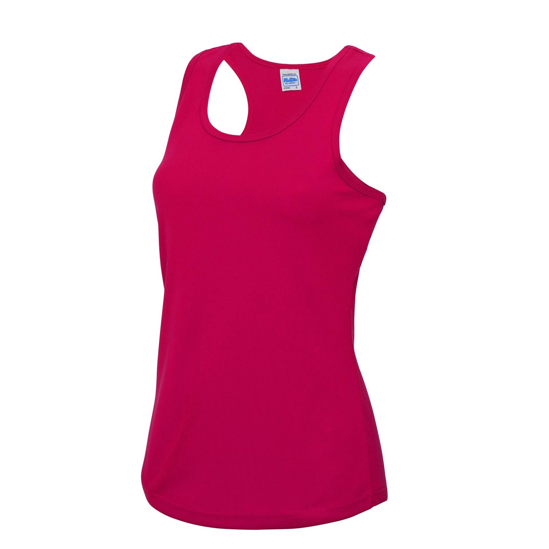 Just Cool Sport Tank Top Damen Pink XL von AWDis